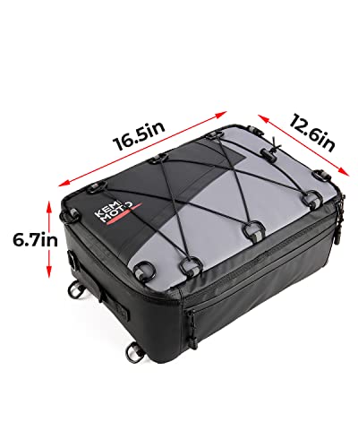 KEMIMOTO 16L Insulated Waterproof Motorcycle Tail Bag