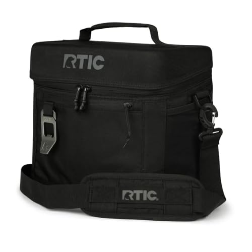 RTIC Soft-Sided 15 Can Portable Cooler - Black