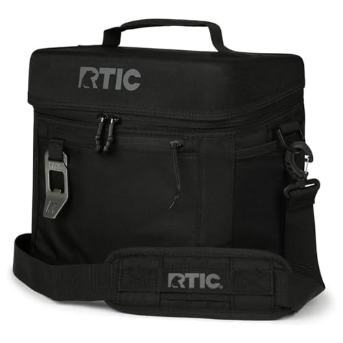 RTIC 8 Can Soft-Sided Cooler - Black