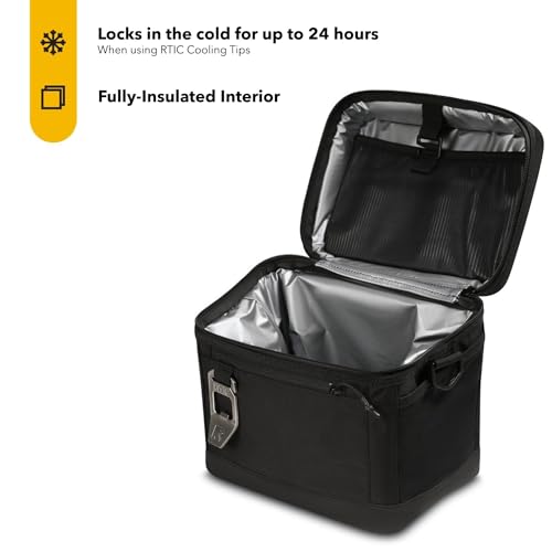 RTIC 8 Can Soft-Sided Cooler - Black