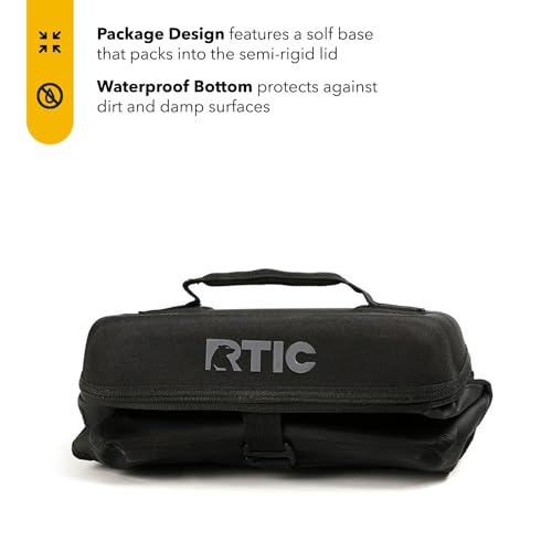 RTIC 8 Can Soft-Sided Cooler - Black