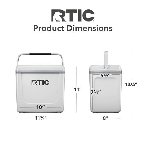 RTIC 8 QT Portable Insulated Cooler Box