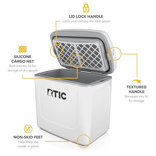 RTIC 8 QT Portable Insulated Cooler Box