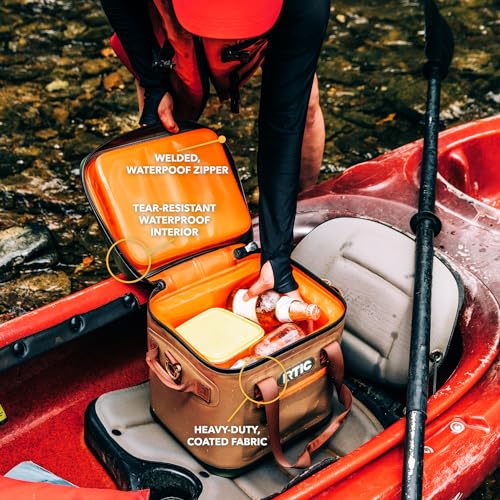 RTIC 12 Soft Cooler - Black Insulated Design