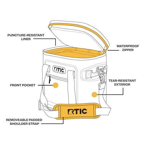 RTIC Portable Cooler Bag for Drinks and Lunch