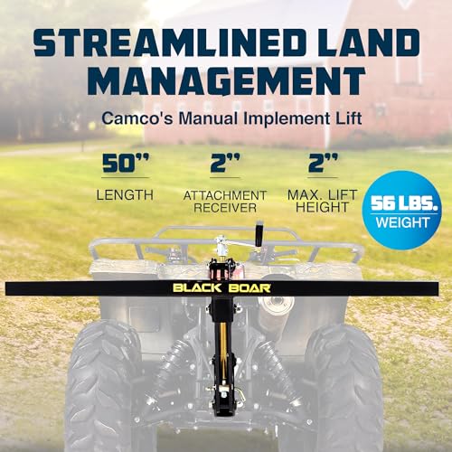Camco Black Boar 50" ATV/UTV Manual Lift