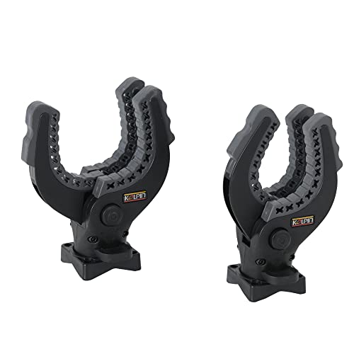 Kolpin Rhino Grip Ratcheting Holders - Black Pair
