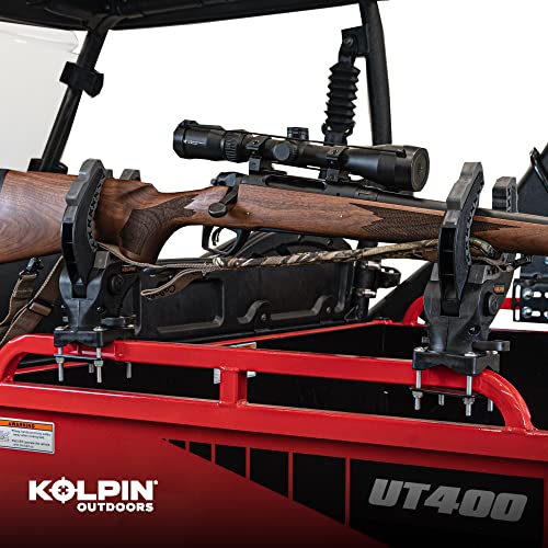 Kolpin Rhino Grip Ratcheting Holders - Black Pair