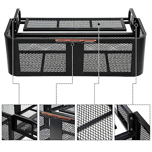 Heavy-Duty Universal ATV/UTV Cargo Basket Rack