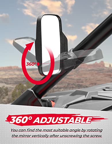 Universal UTV Side Mirrors for Roll Cages