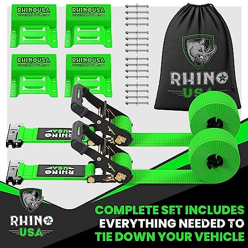 Rhino USA Heavy Duty Trailer Tire Strap Kit