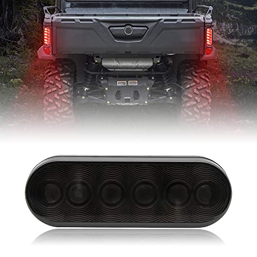 SAUTVS Smoked Black LED Tail Light for UTVs