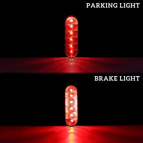 SAUTVS Smoked Black LED Tail Light for UTVs