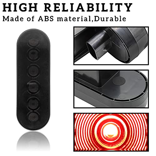 SAUTVS Smoked Black LED Tail Light for UTVs