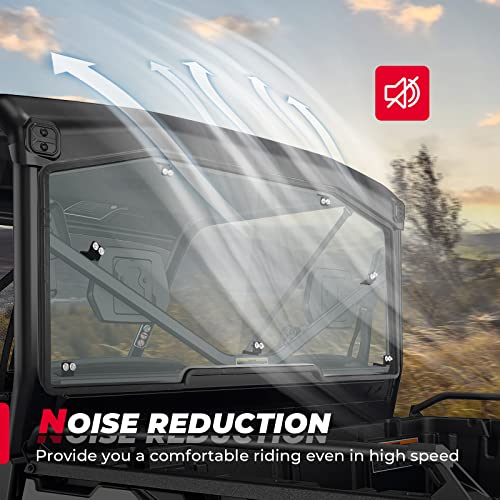 KEMIMOTO UTV Dark Tint Rear Windshield for Can Am