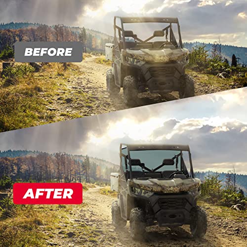 KEMIMOTO UTV Dark Tint Rear Windshield for Can Am