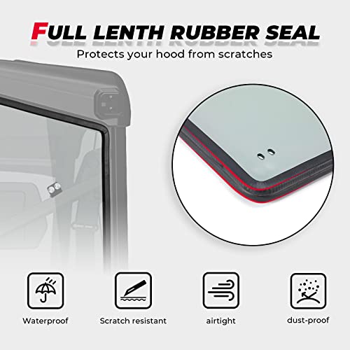 KEMIMOTO UTV Dark Tint Rear Windshield for Can Am