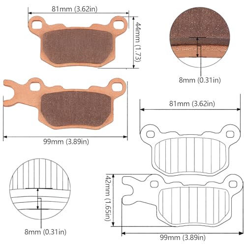 Sintered Brake Pads for Can-Am Defender Models