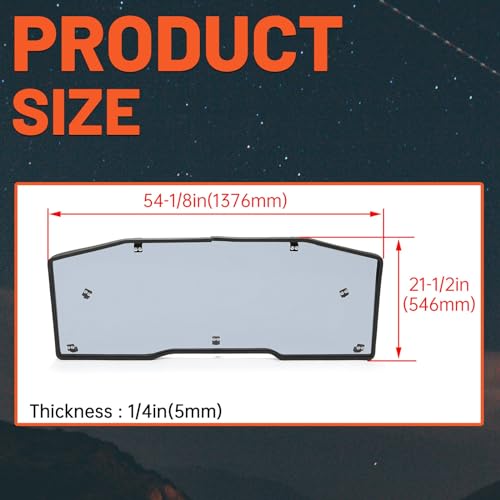 Kojem Rear Windshield for Can-Am Defender 2016-2023