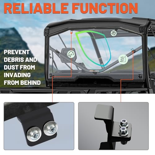 Kojem Rear Windshield for Can-Am Defender 2016-2023