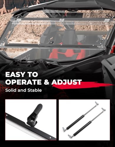 KEMIMOTO X3 Polycarbonate Windshield for Can-Am