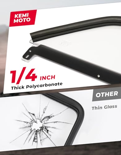 KEMIMOTO X3 Polycarbonate Windshield for Can-Am