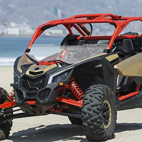 StarknightMT Maverick X3 Scratch-Resistant Half Windshield