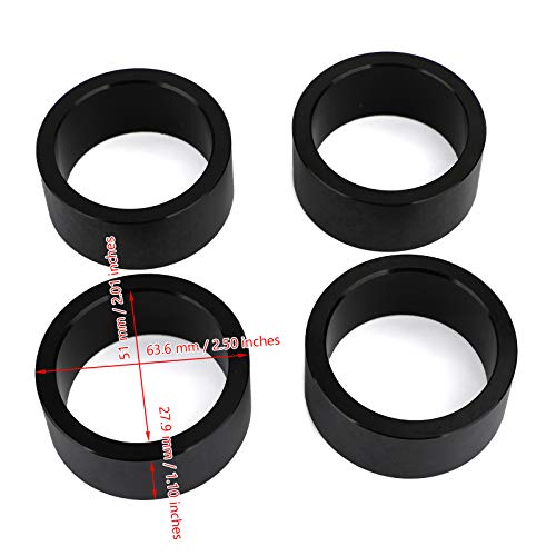 Can-Am Outlander Suspension Lift Spacer Kit Black