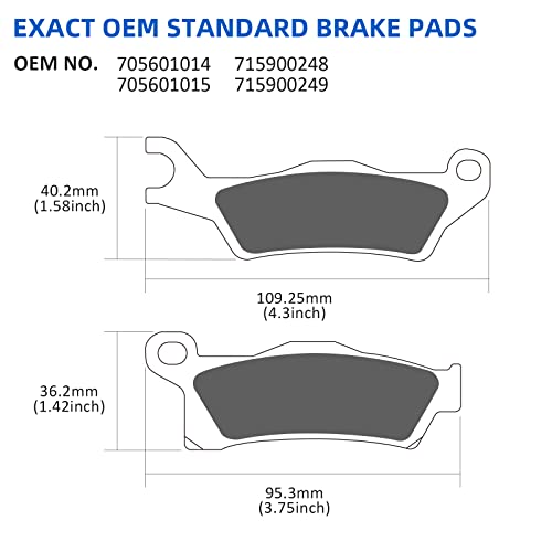 Sintered Brake Pads for Can Am ATV Models