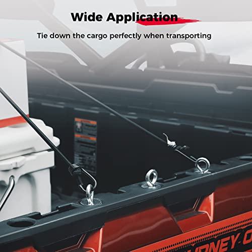 KEMIMOTO Tie Down Anchors for Polaris Ranger