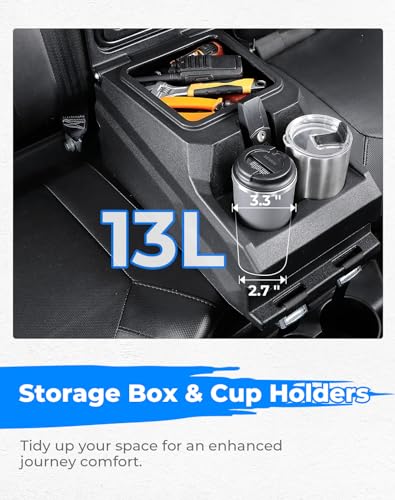 KEMIMOTO UTV Center Console Bench Seat Box