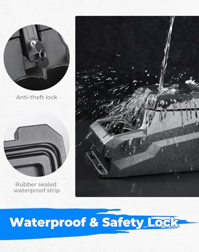 KEMIMOTO UTV Center Console Bench Seat Box