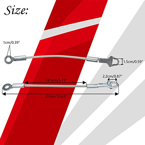 Polaris Ranger Tailgate Cable & Lift Support Straps
