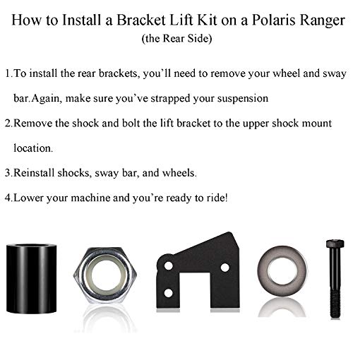 Polaris Ranger 3" Front and Rear Lift Kit