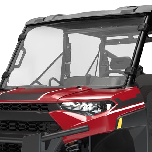 KEMIMOTO Scratch-Resistant Windshield for Polaris Ranger