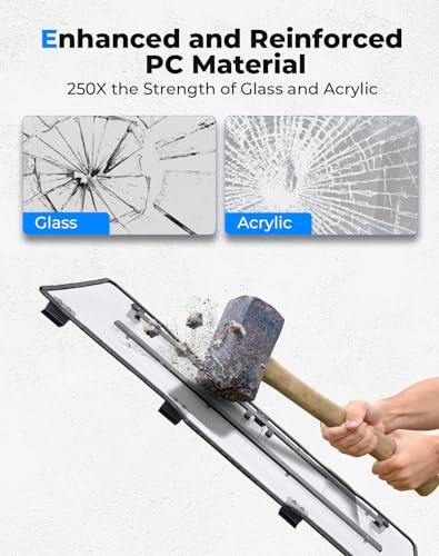 KEMIMOTO Vented Rear Window for Polaris Ranger