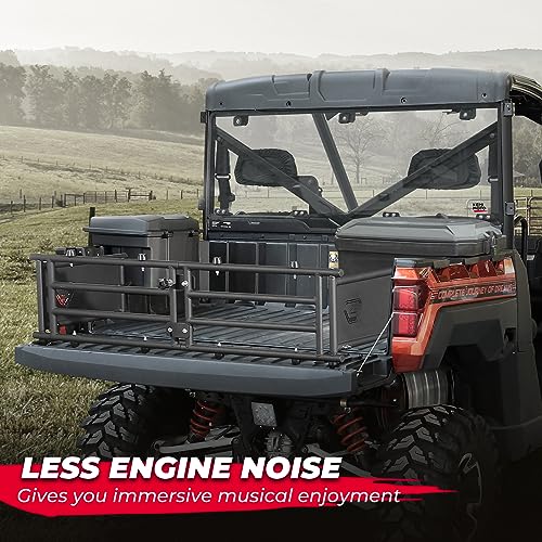 KEMIMOTO Tool-Free Rear Window for Polaris Ranger