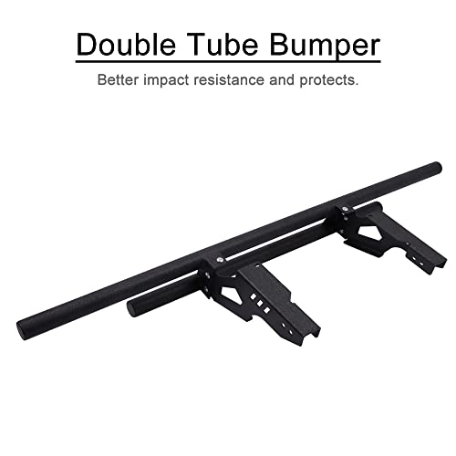 Ranger XP 1000 Rear Bumper Brushguard - Wrinkle Black