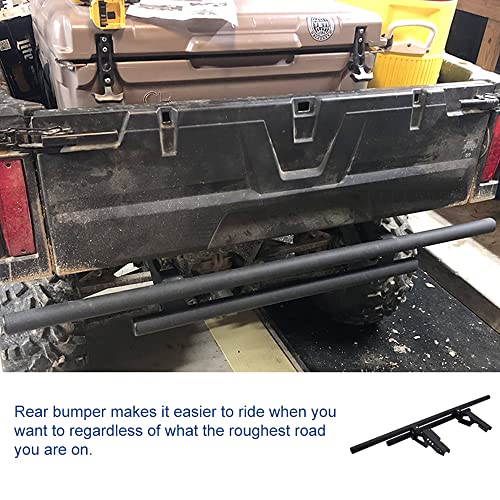 Ranger XP 1000 Rear Bumper Brushguard - Wrinkle Black