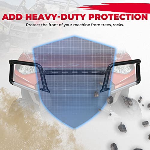 KEMIMOTO Front Bumper Brush Guard for Polaris Ranger