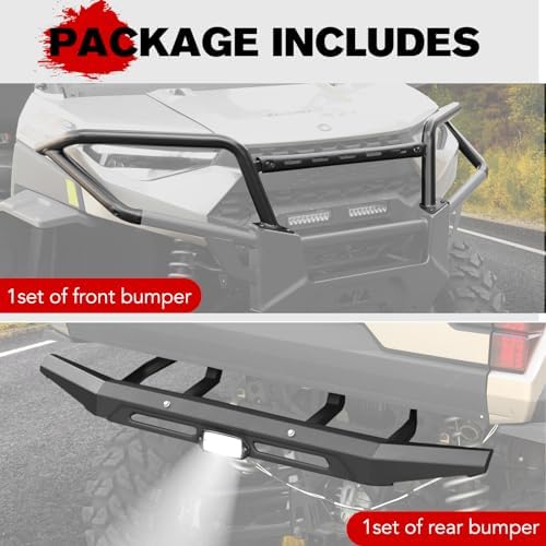 Polaris Ranger Heavy Duty Bumper Guard with LED