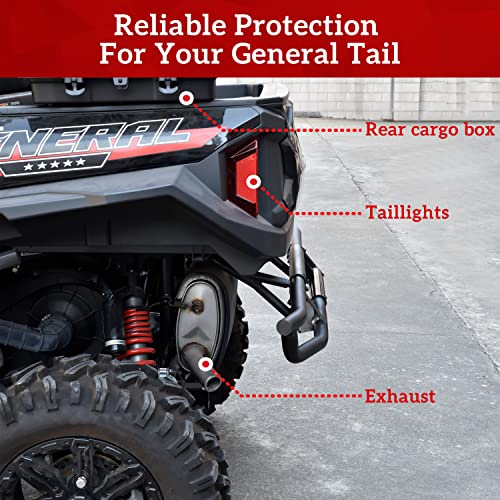 SAUTVS Heavy Duty Rear Bumper for Polaris General