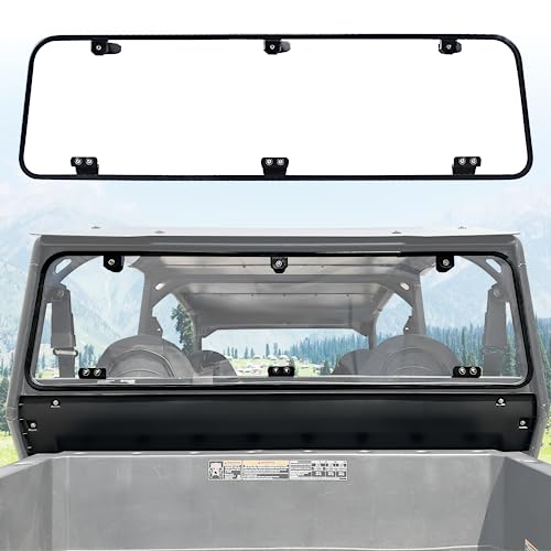 CPOWACE Rear Windshield for Polaris General 1000