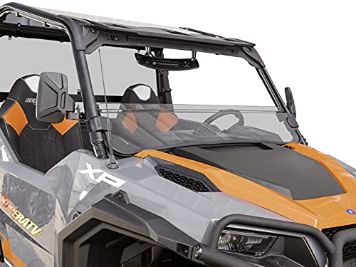 SuperATV Heavy Duty Half Windshield for Polaris General