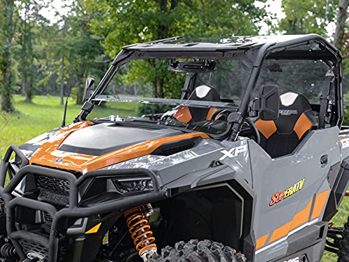 SuperATV Heavy Duty Half Windshield for Polaris General