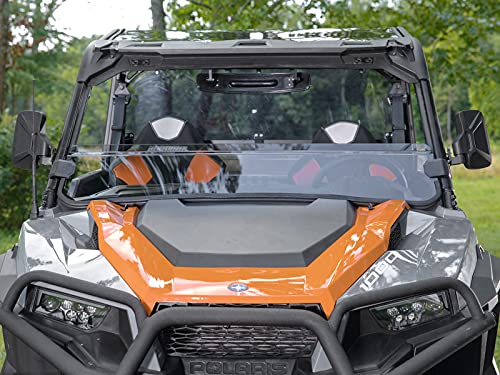 SuperATV Heavy Duty Half Windshield for Polaris General