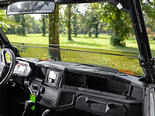 SuperATV Heavy Duty Half Windshield for Polaris General