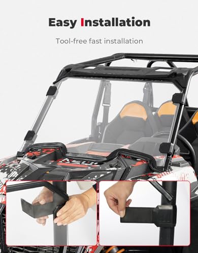 KEMIMOTO Impact Resistant Front Windshield for RZR XP