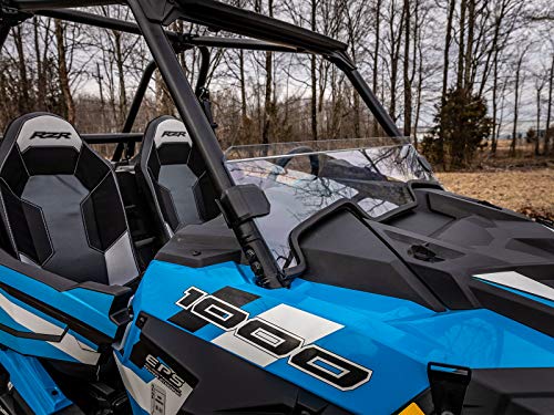 SuperATV Half Windshield for 2019+ Polaris RZR