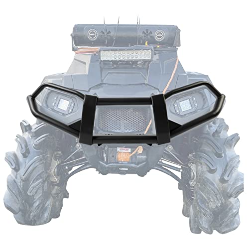 KUAFU Black Steel Front Bumper for Polaris Sportsman